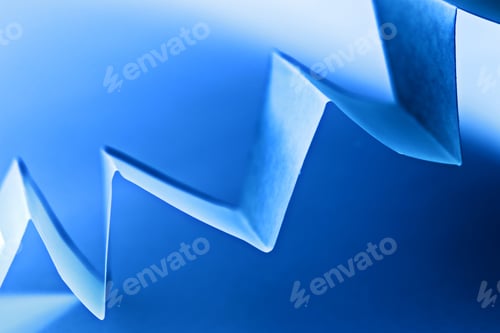 Preview: Colorful Paper Shapes With Paper Background