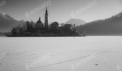 Preview: Winter Morning At Frozen Lake Bled