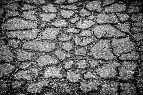 Preview: Detail Of Old Abandoned And Damaged Road