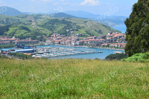 Preview: View Of The Coastal Town Of Zumaia In The Basque Country