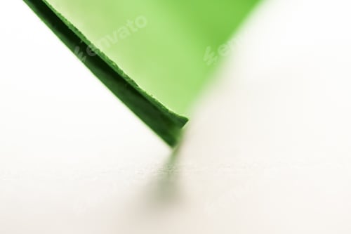 Preview: Macro, Abstract, Background Picture Of A Green Paper On Paper Background