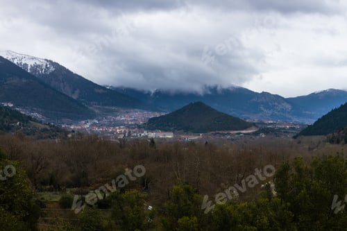 Preview: Mountain Landscape In Greece At Epirus, Tzoumerka, Karpenisi,And Zagorihori