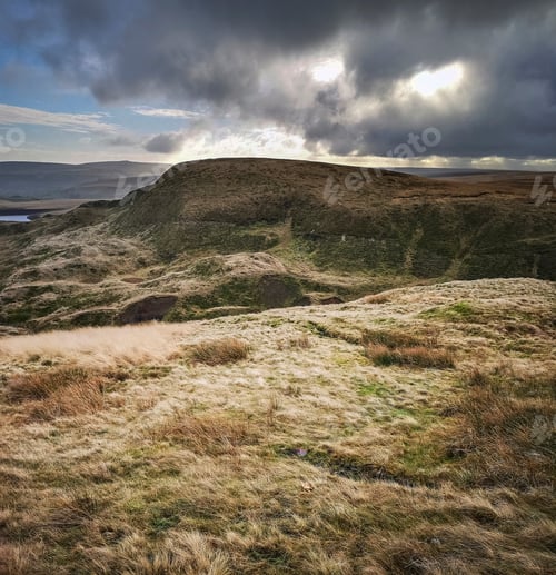 Preview: View Of Marston Moor From Buckstone Edge, Kirklees, West Yorkshire, Uk