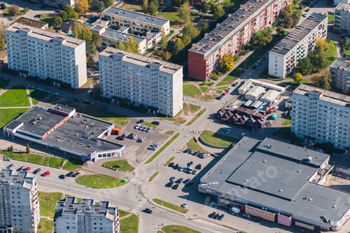 Preview: Aerial View Over The Daugavpils City (Latvia)