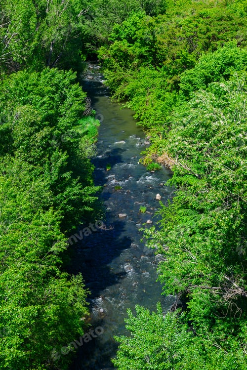 Preview: Spring Landscape With Hrazdan River, Yerevan