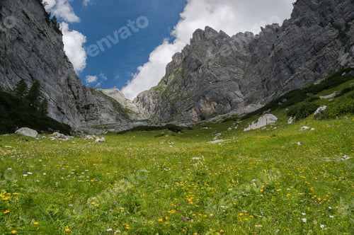 Preview: Mountain Scenery In The Julian Alps In Summer