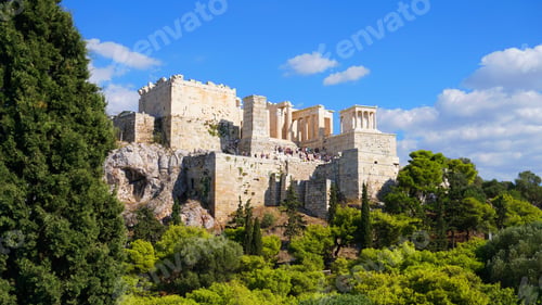Preview: Photo Of Iconic Acropolis Hill As Seen From Areopagus, Athens Historic Center, Attica, Greece