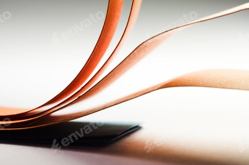 Preview: Colorful Abstract Composition With Paper, Lights And Shadows