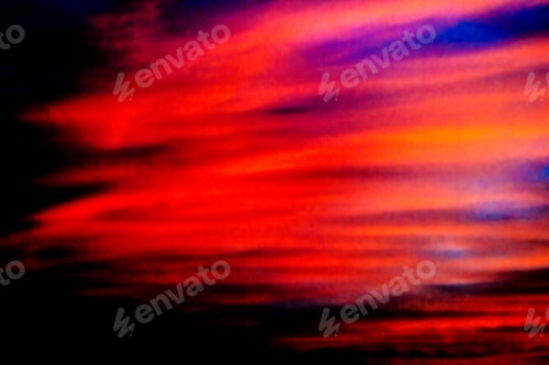 Preview: Blurred. Black Sky With Fluffy Clouds. Natural Background.