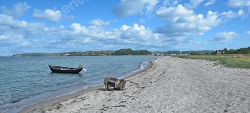 Preview: Beach Of Thiessow On Ruegen At Baltic Sea,Mecklenburg Western Pomerania,Germany