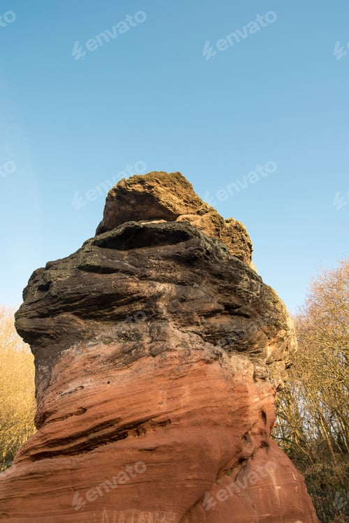 Preview: The Hemlock Stone Sandstone Outcrop In Nottinghamshire, Uk