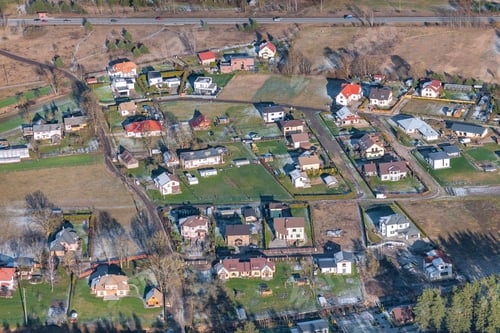 Preview: Aerial View Over The Village Alejas (Latvia)