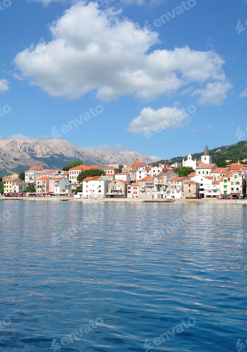 Preview: Village Of Baska On Krk Island,Adriatic Sea,Croatia