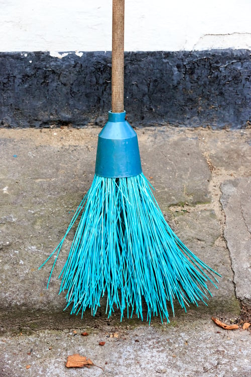 Preview: Abstract Broom Near House Wall