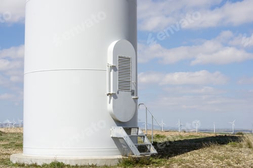 Preview: Windmill For Electric Power Production, Zaragoza Province, Aragon, Spain