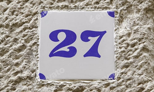 Preview: Number Twenty-Seven, Detail Of An Odd Number Of Information, Digit