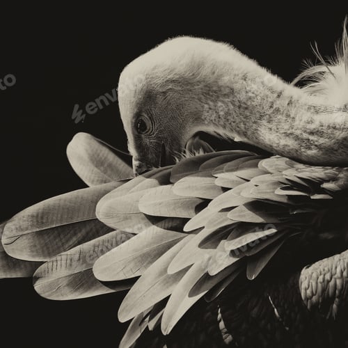 Preview: European Griffon Vulture (Gyps Fulvus Fulvus)