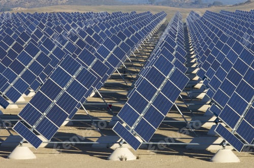 Preview: Solar Station In A Sunny Day