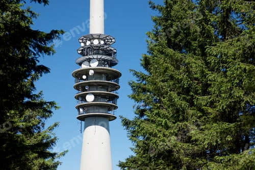 Preview: Telecommunications Tower In Black Forest, Germany.