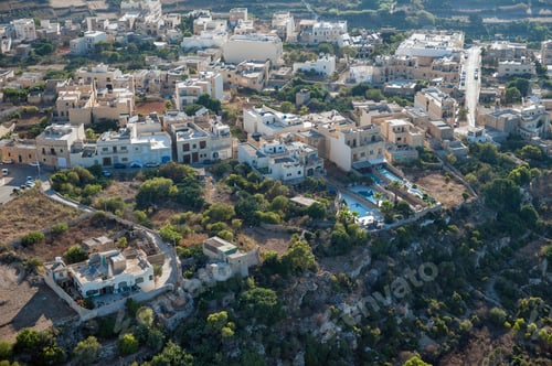 Preview: Aerial View Over The Residential Area In Malta