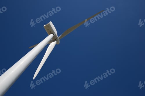 Preview: Windmill For Electric Power Production, Zaragoza Province, Aragon In Spain.