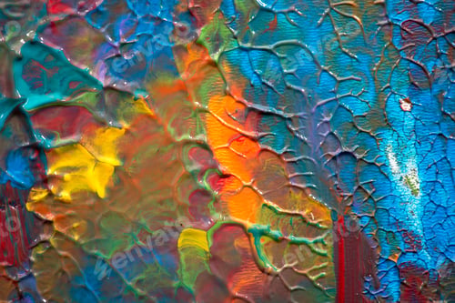 Preview: Abstract Art Background. Hand-Painted.