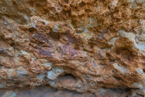 Preview: The Abrics De L'Ermita Rock Art Nearby Ulldecona Village Of Terres De L'Ebre Region In Tarragona