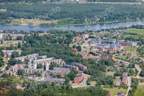 Preview: Aerial View Over The Residential Area