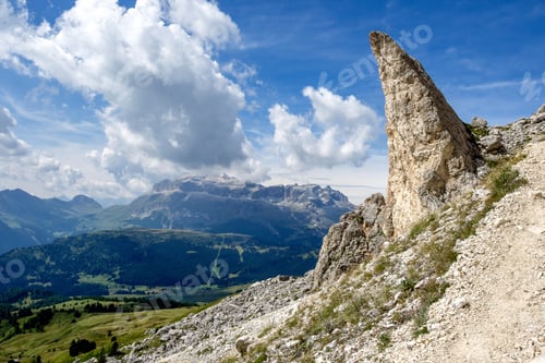 Preview: Dolomites Mountains, Passo Valparola, Cortina D'Ampezzo, Italy