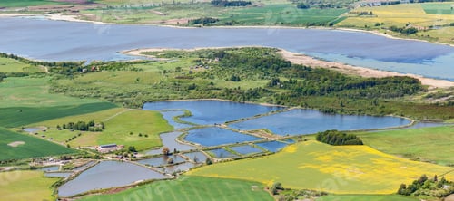 Preview: Aerial View Over The River And Lakes