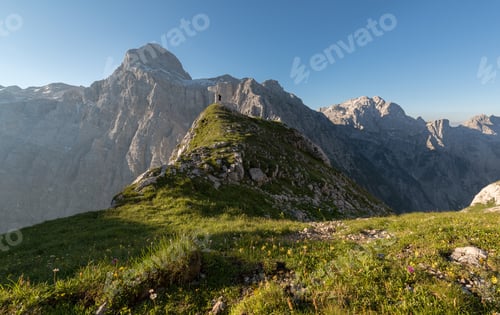 Preview: Morning In The Mountains. Beautiful View In Julian Alps In Slovenia.