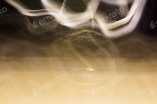 Preview: Abstract, Colorful Background With Long Exposure Ans Motion On Small Lights