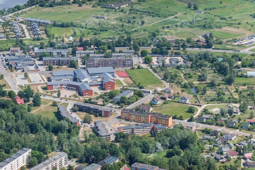 Preview: Aerial View Over The Residential Area