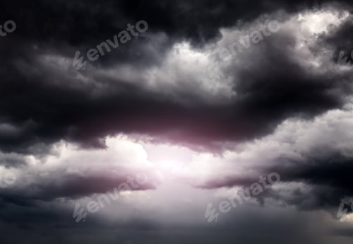 Preview: Light In The Dark And Dramatic Storm Clouds