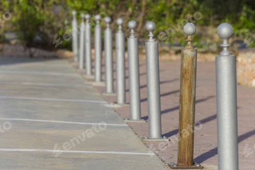 Preview: Bollards In A Row.