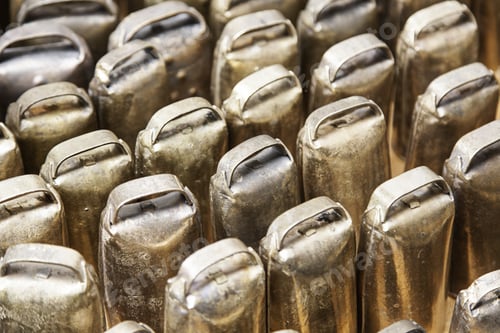 Preview: Cowbells Metal Craft, Detail Of Craftsmanship In Bronze