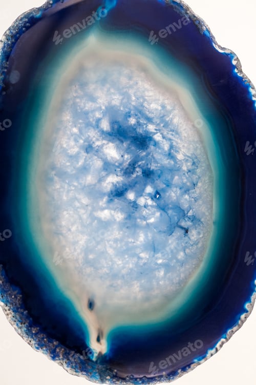 Preview: Agate And Quartz Slice - Beautiful Texture