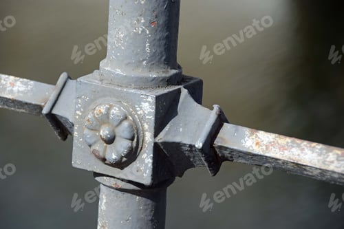 Preview: Detail Of The Historic Spree Railing In Berlin