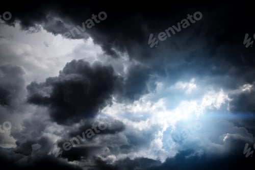 Preview: Light In The Dark And Dramatic Storm Clouds