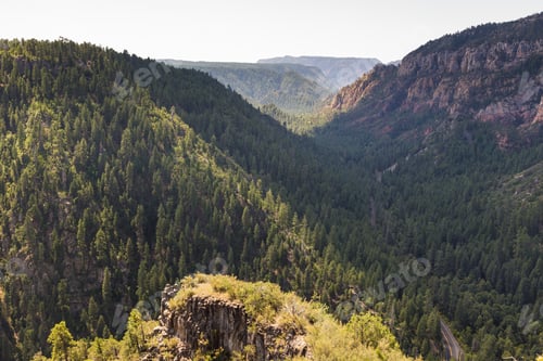 Preview: View On Creek Canyon. The Natural Beauty Of The Red Rock Canyons And Sandstone Of Sedona In Arizona.