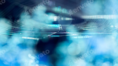 Preview: Abstract Composition With Spider Web Details And Natural Colors