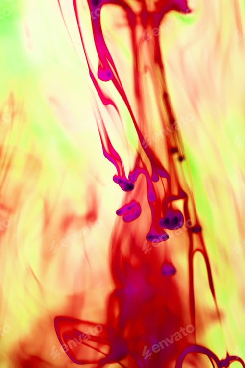 Preview: Abstract, Colorful, Ink Shapes