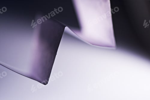 Preview: Macro, Abstract, Background Picture Of A Zig-Zag Paper On Paper Background