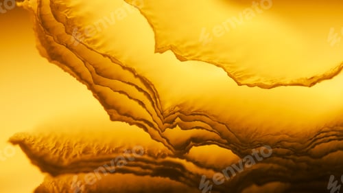 Preview: Colorful Abstract Composition With Orange Crepe, Lights And Shadows