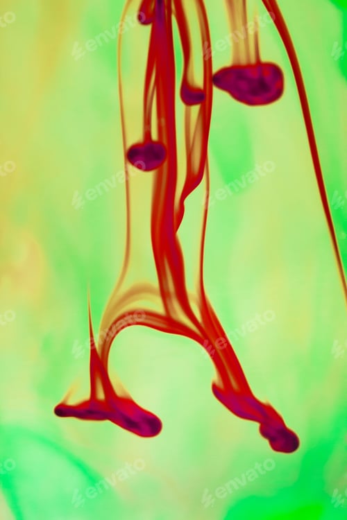 Preview: Abstract, Colorful, Ink Shapes