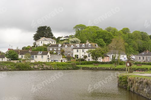 Preview: Pentewan Village In Cornwall, Uk