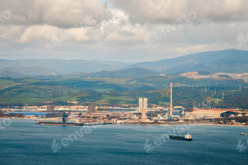 Preview: View Over Gibraltar City And Sea Port From The Top Of The Rock
