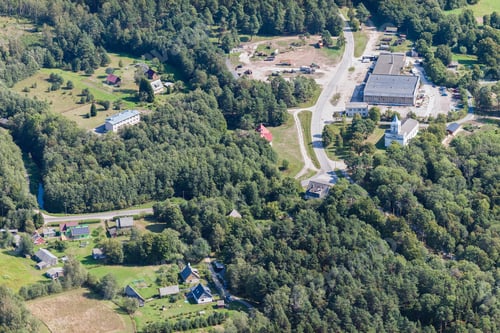 Preview: Aerial View Over The Small Village