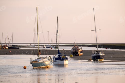 Preview: Sailing Boats At Sunrise