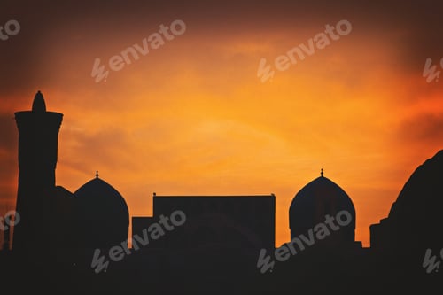 Preview: Sunset Over Ancient City Of Bukhara, Uzbekistan